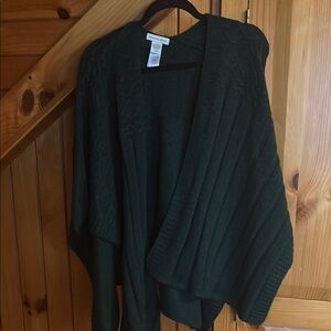 Dark Green Poncho